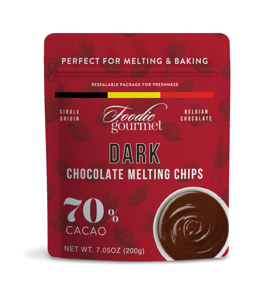 Premium Dark Chocolate Melting Chips – Perfect for Baking