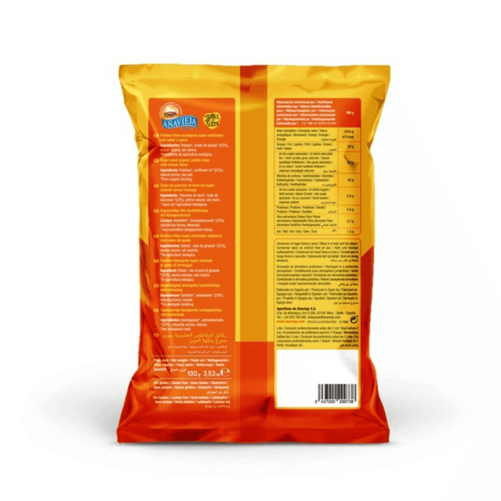 Añavieja Potato Chips "Patatas" Cheese Flavored - 100 grams - Dos Olivos Markets