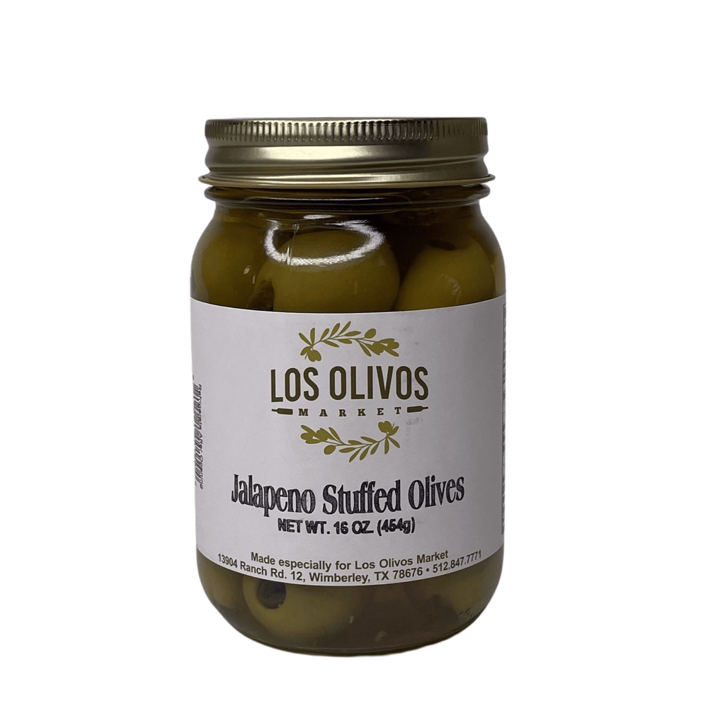 Jalapeño Stuffed Olives - Dos Olivos Markets