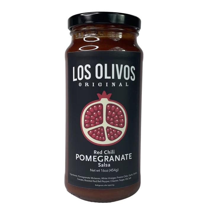 Los Olivos Original Red Chili Pomegranate Salsa - Dos Olivos Markets
