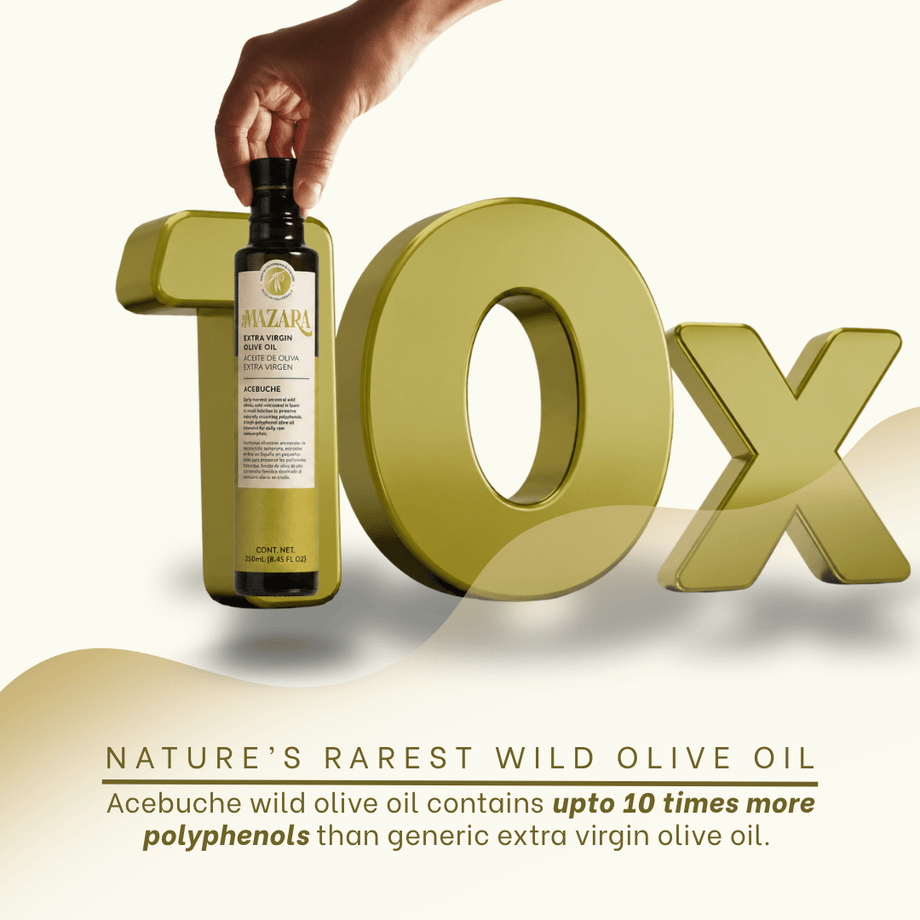 Acebuche Polyphenol rich Olive Oil, best olive oil for salad