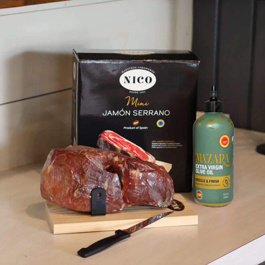 Father's Day Spanish Gourmet Gift Set – Mini Jamón Serrano