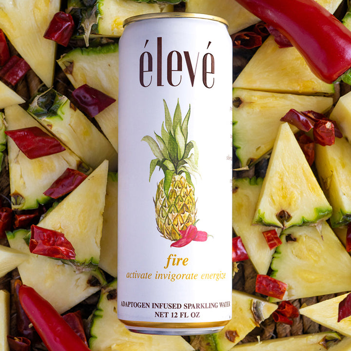 élevé Fire Adaptogen Sparkling Water – Energy & Stamina Boost