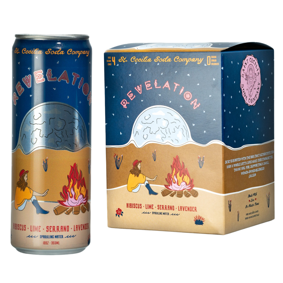 St. Cecilia Soda Company Revelation Hibiscus,Lavender, Serrano