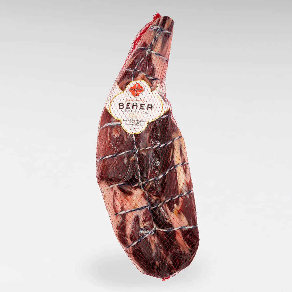 BEHER Boneless Acorn-Fed 100% Iberico Ham – Gold Label Pata Negra (Jamón Deshuesado)