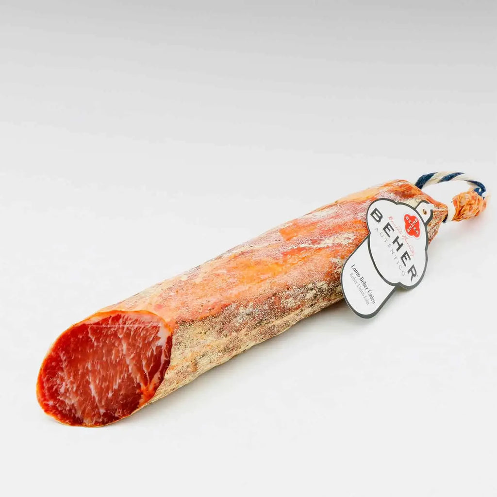 BEHER Lomo Único 100% Ibérico – Acorn-Fed Cured Pork Loin (Whole or Half Piece)