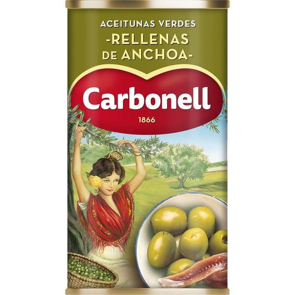 Carbonell Anchovie Stuffed Olives - Dos Olivos Markets