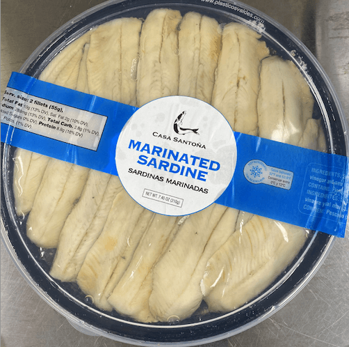 Casa Santoña Spanish Marinated Sardine - 210g Tray - Dos Olivos Markets