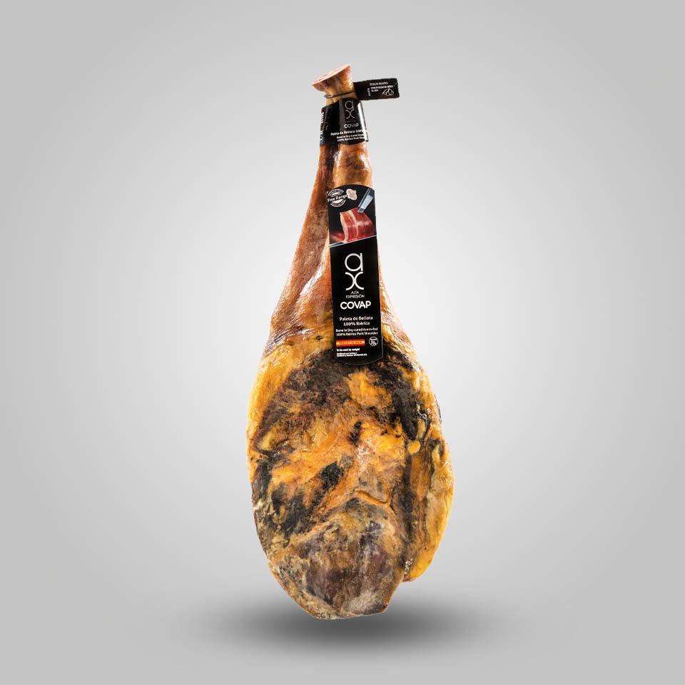 COVAP Jamon Iberico Bone-In Pork Shoulder 100% Iberico (+-10 lbs)