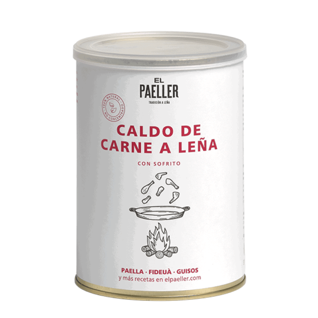 El Paeller Wood-Fired Meat Broth for Paella & Much More - 1 Liter - Dos Olivos Markets