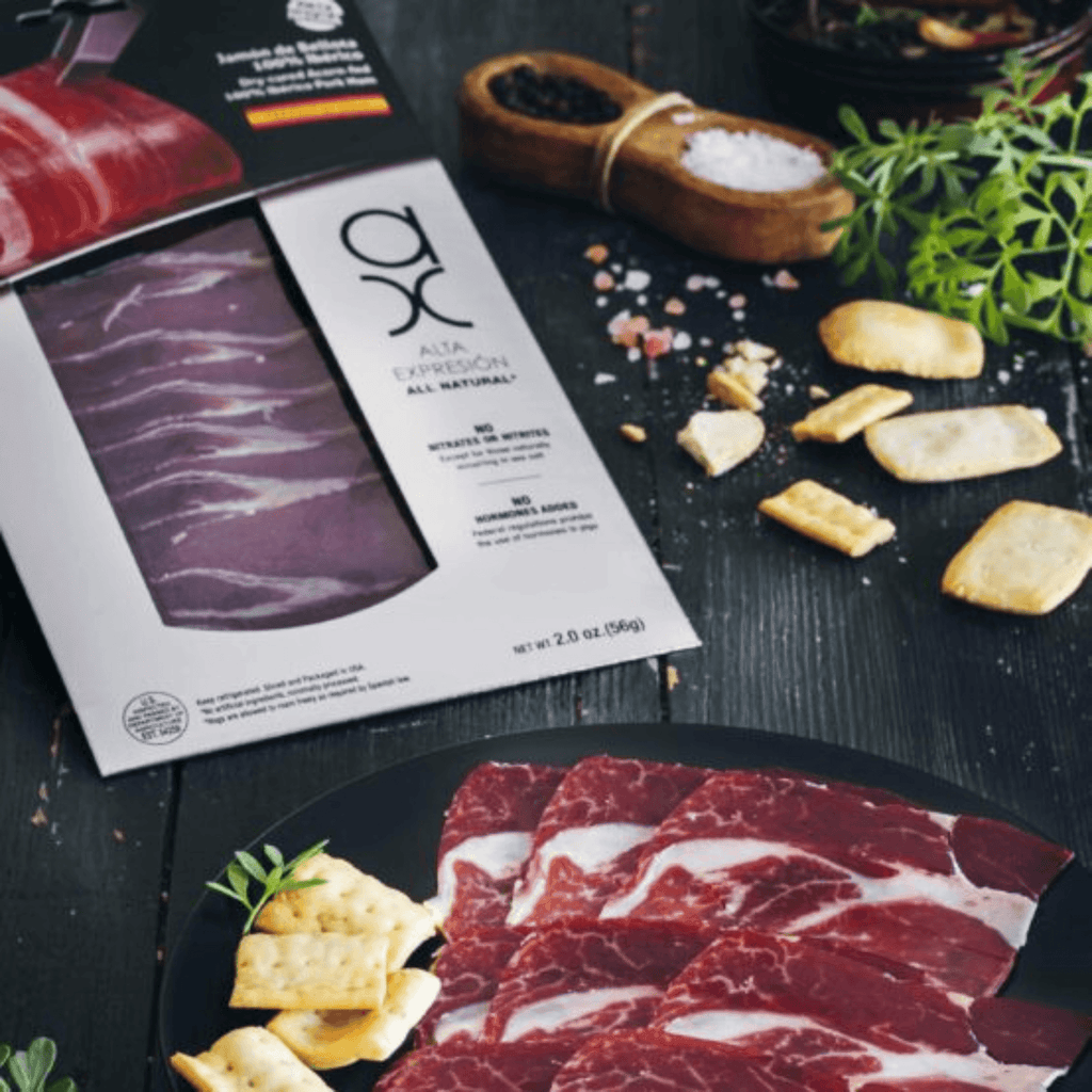 Sliced Dry Cured Acorn-Fed 100% Ibérico Pork Ham - Dos Olivos Markets
