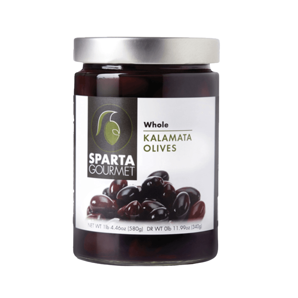 Sparta Gourmet - Greek Whole Kalamata Olives - 340 grams - Dos Olivos Markets