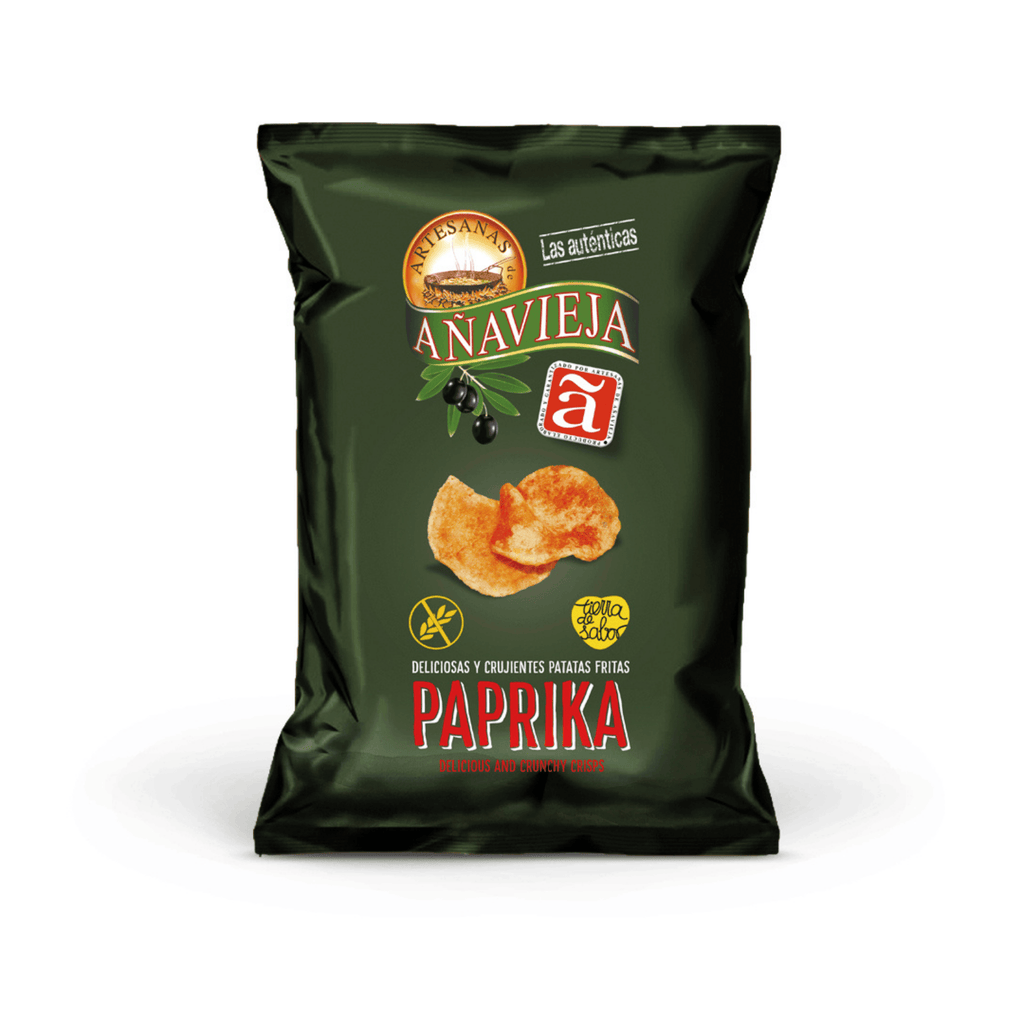 Añavieja Potato Chips "Patatas" in Olive Oil & Paprika - 150 grams - Dos Olivos Markets