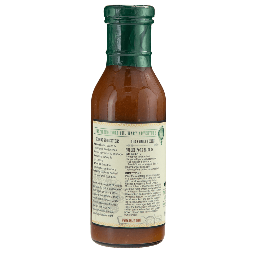 F&W Peach Sriracha Mustard Sauce - Dos Olivos Markets