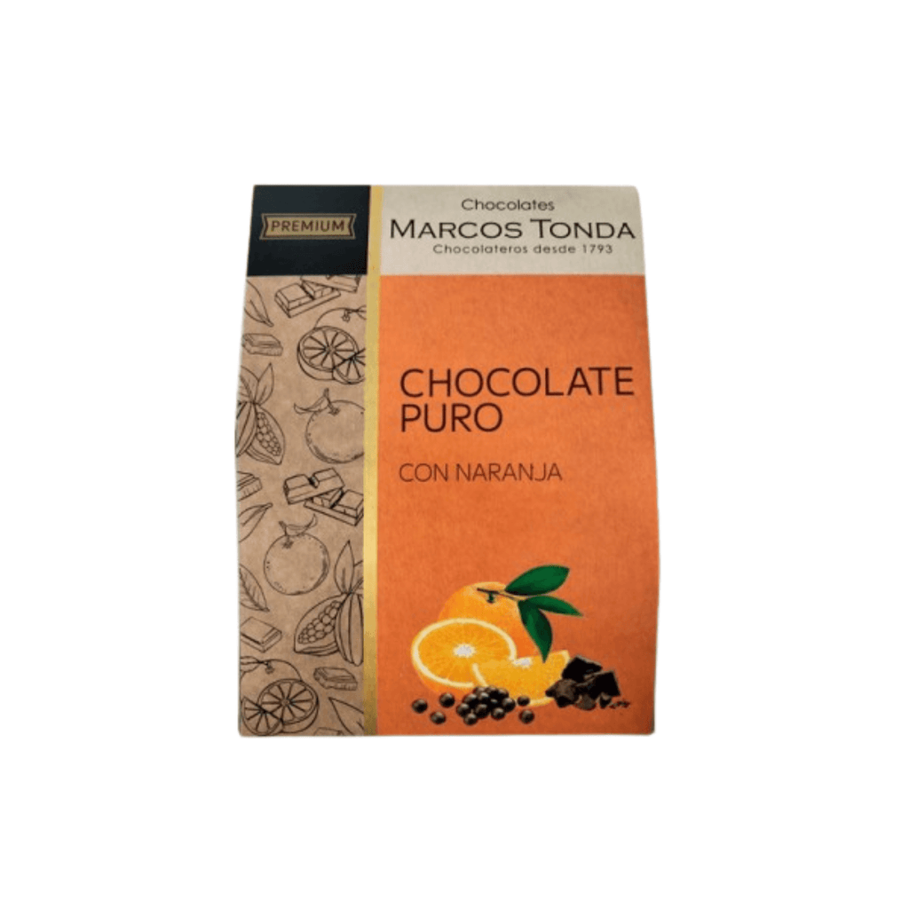 Marcos Tonda - Chocolate Puro Orangettes - 100 g - Dos Olivos Markets