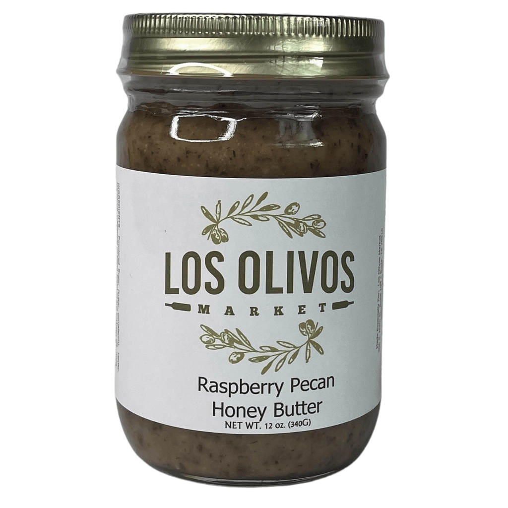 Raspberry Pecan Honey Butter - Dos Olivos Markets