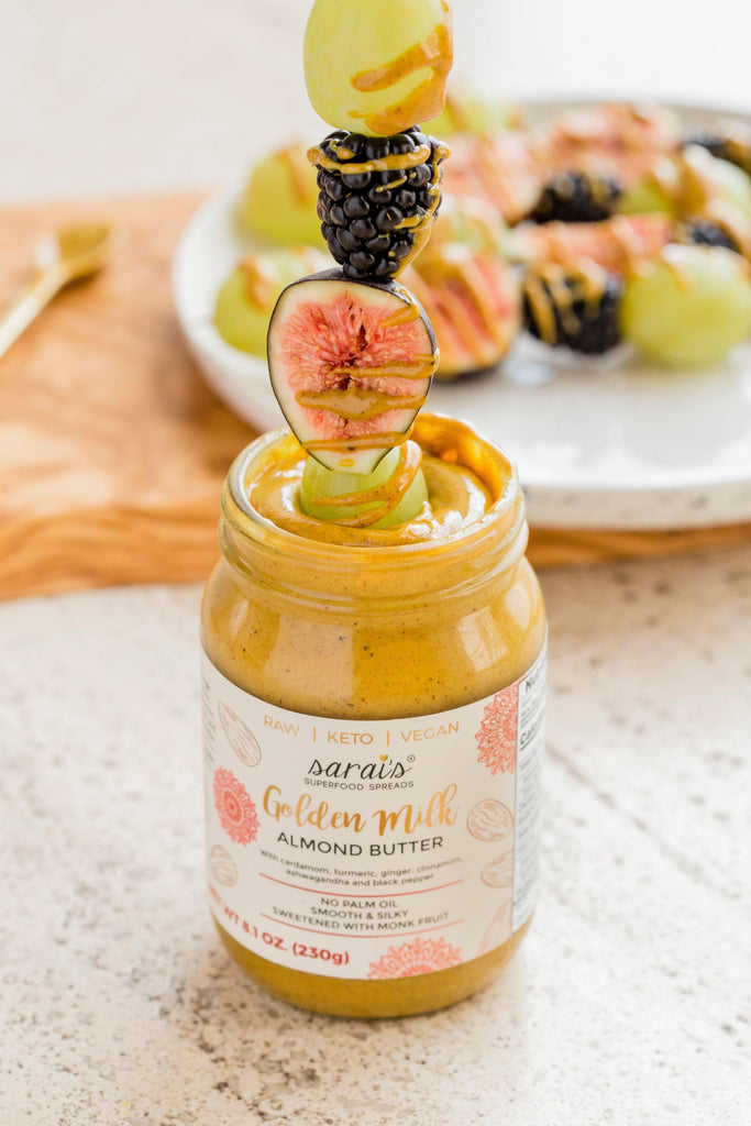 Sarai's Spreads - Golden Milk Almond Butter - Dos Olivos Markets