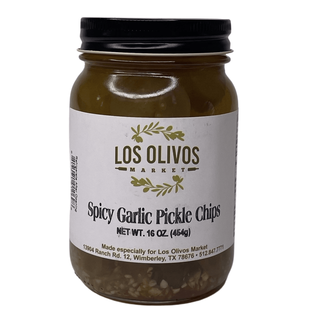 Spicy Garlic Pickle Chips - Dos Olivos Markets