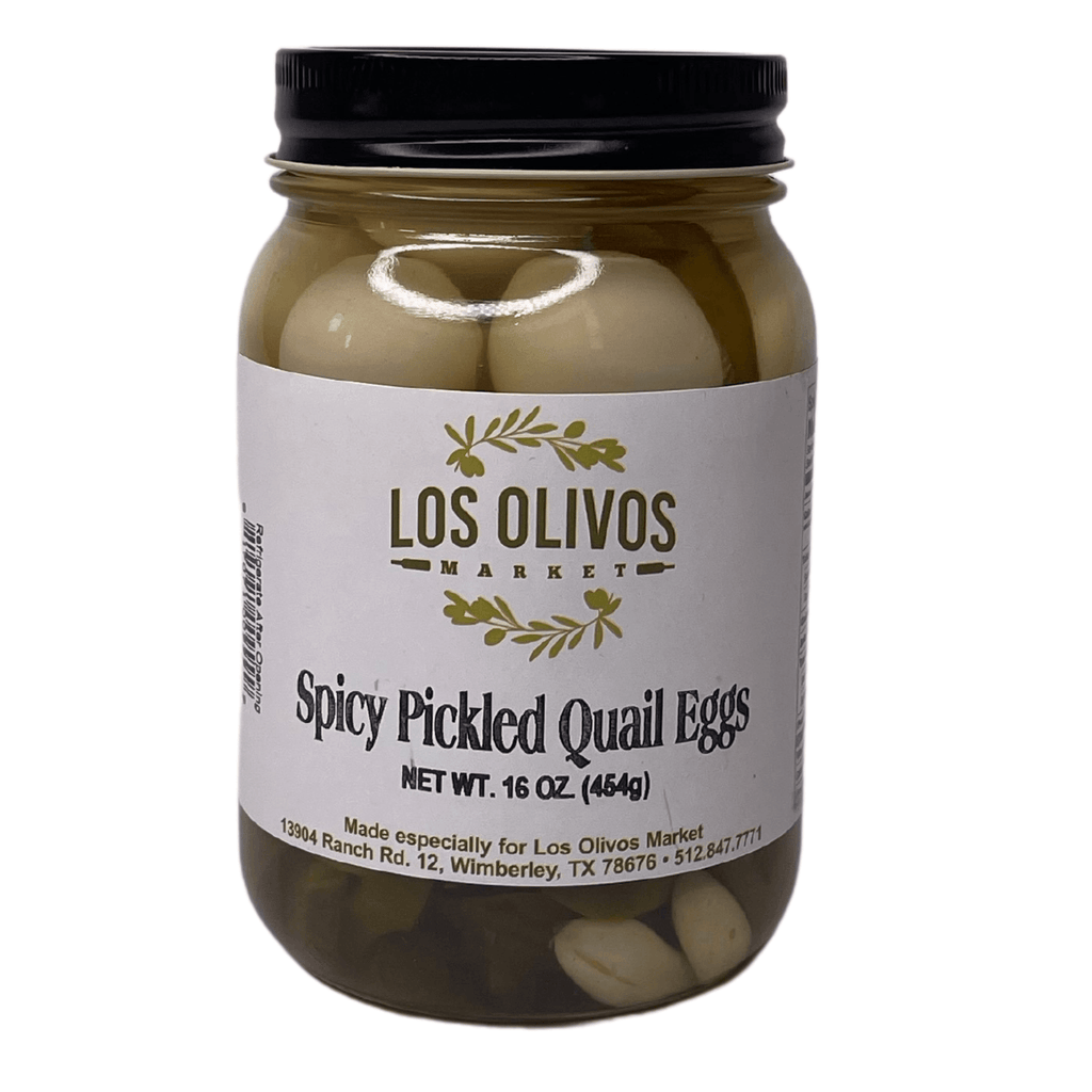 Spicy Pickled Quail Eggs - Dos Olivos Markets
