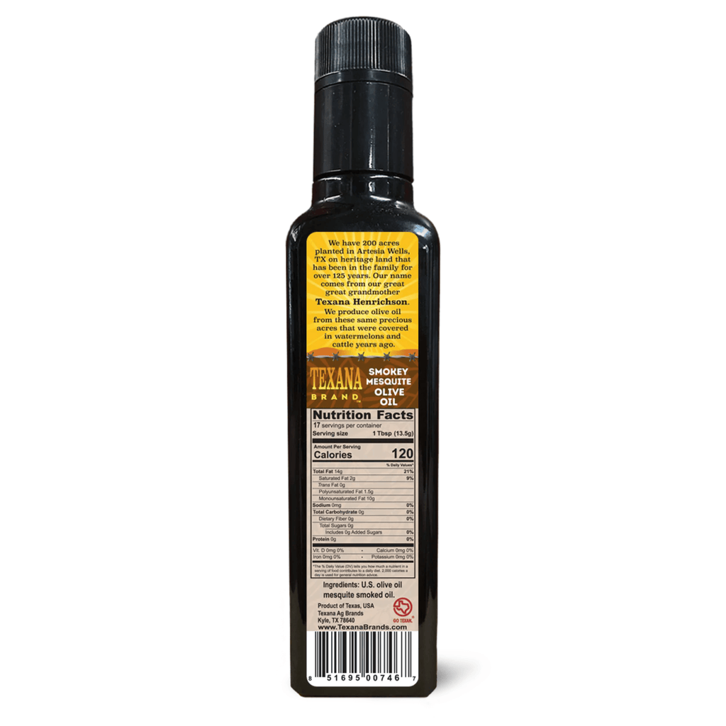 Texana Smokey Mesquite Infused Olive Oil - Dos Olivos Markets