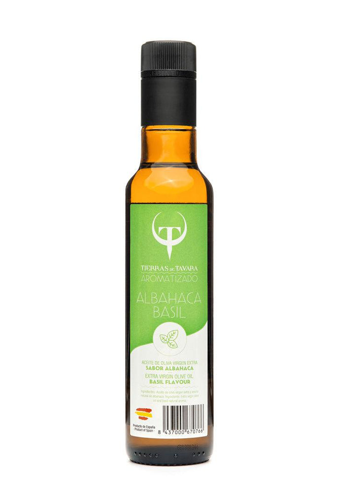 Tierras de Tavara Basil Infused Olive Oil 250 mL - Dos Olivos Markets