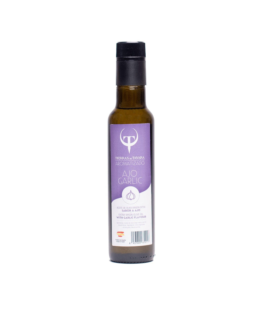 Tierras de Tavara Garlic Infused Olive Oil 250 mL - Dos Olivos Markets